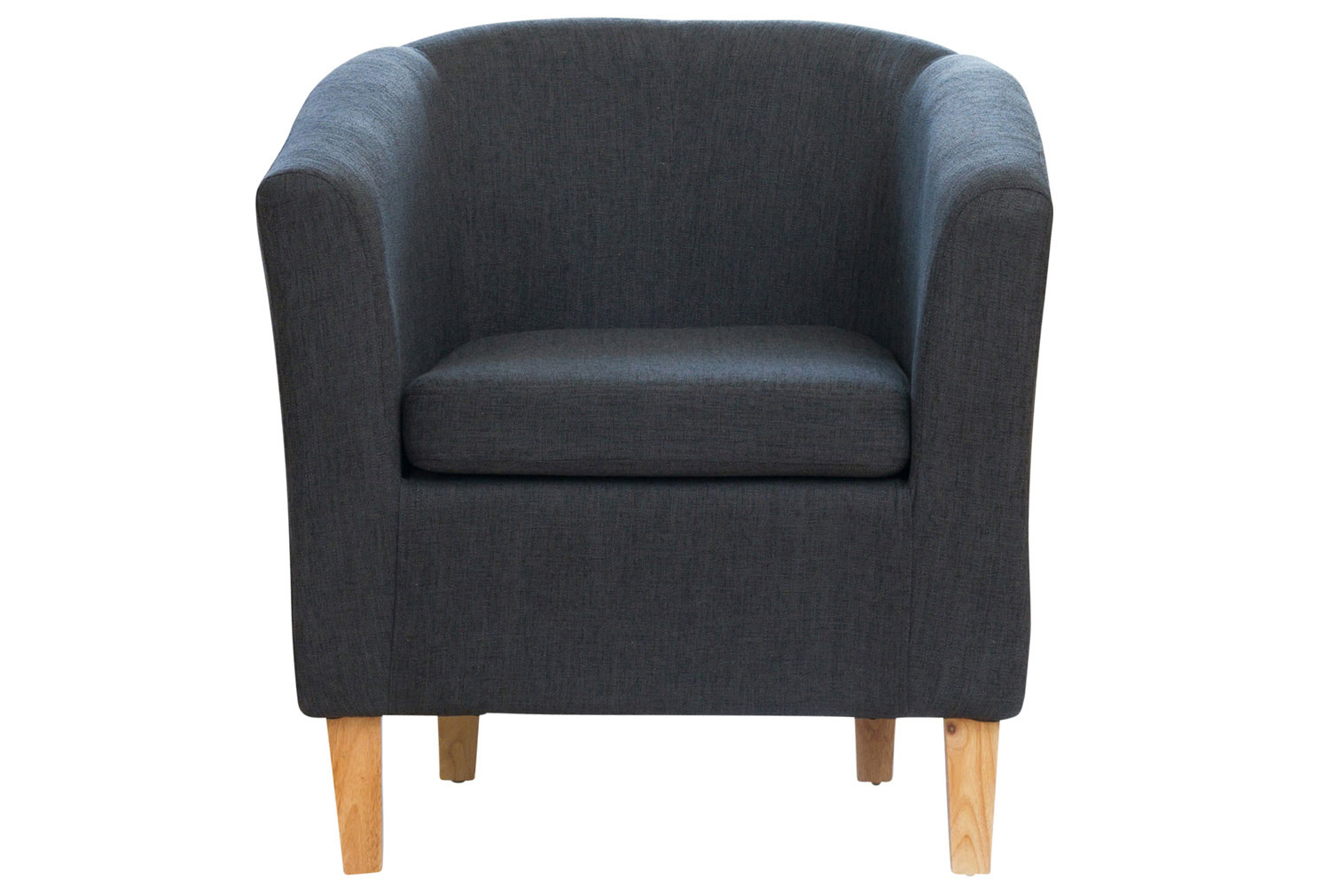 Larson Fabric Tub Chair, Black