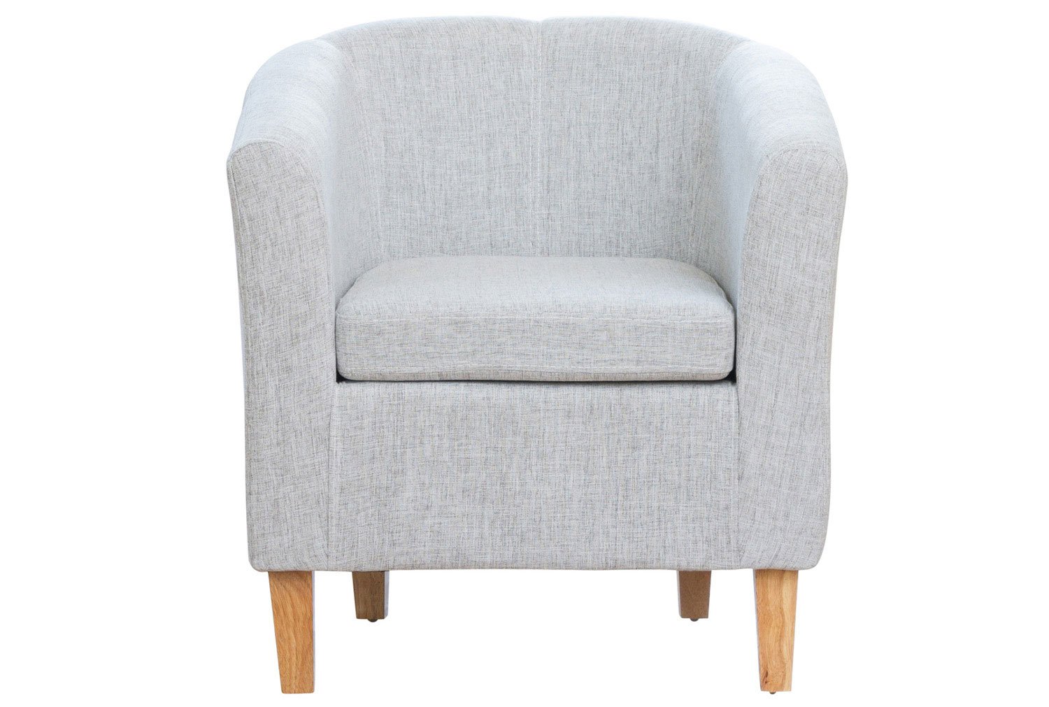 Larson Fabric Tub Chair, Light Grey