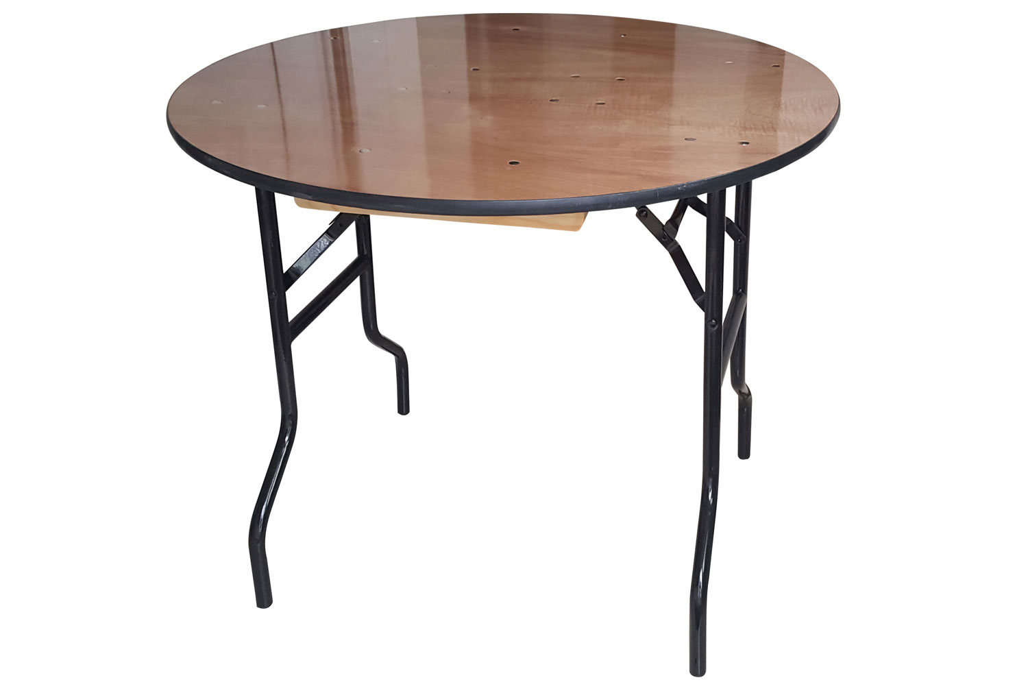 Suttner Round Folding Trestle Table, 91diax76h (cm)