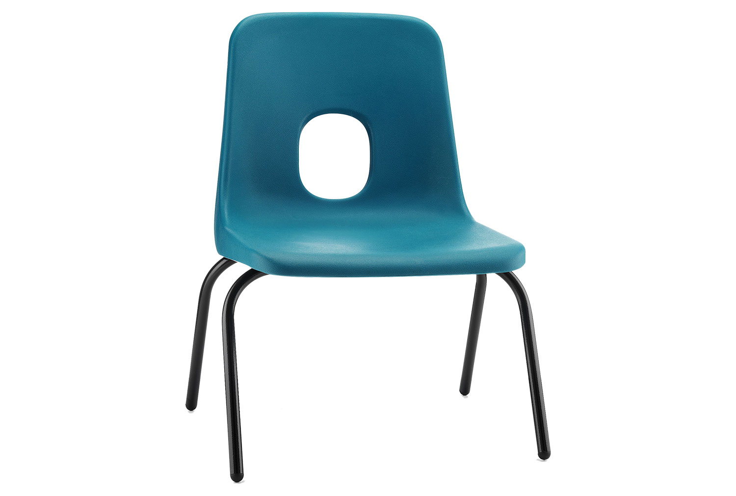 Qty 8 - Hille E Series Low Teachers Classroom Chair, Black Frame, Black