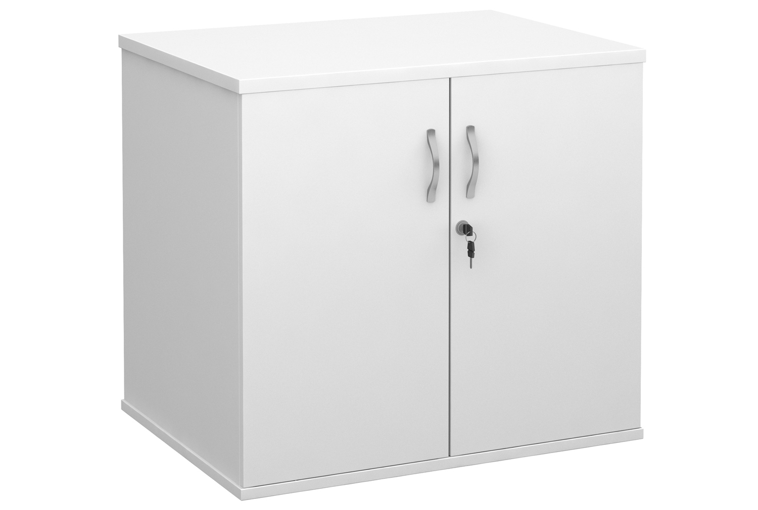 All White Premium Desk End Office Cupboards, Express Delivery