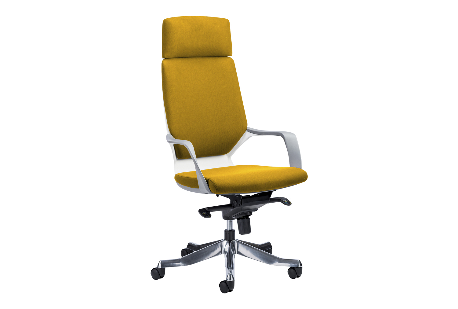 Zora High Back Fabric Executive Chair (Senna Yellow)