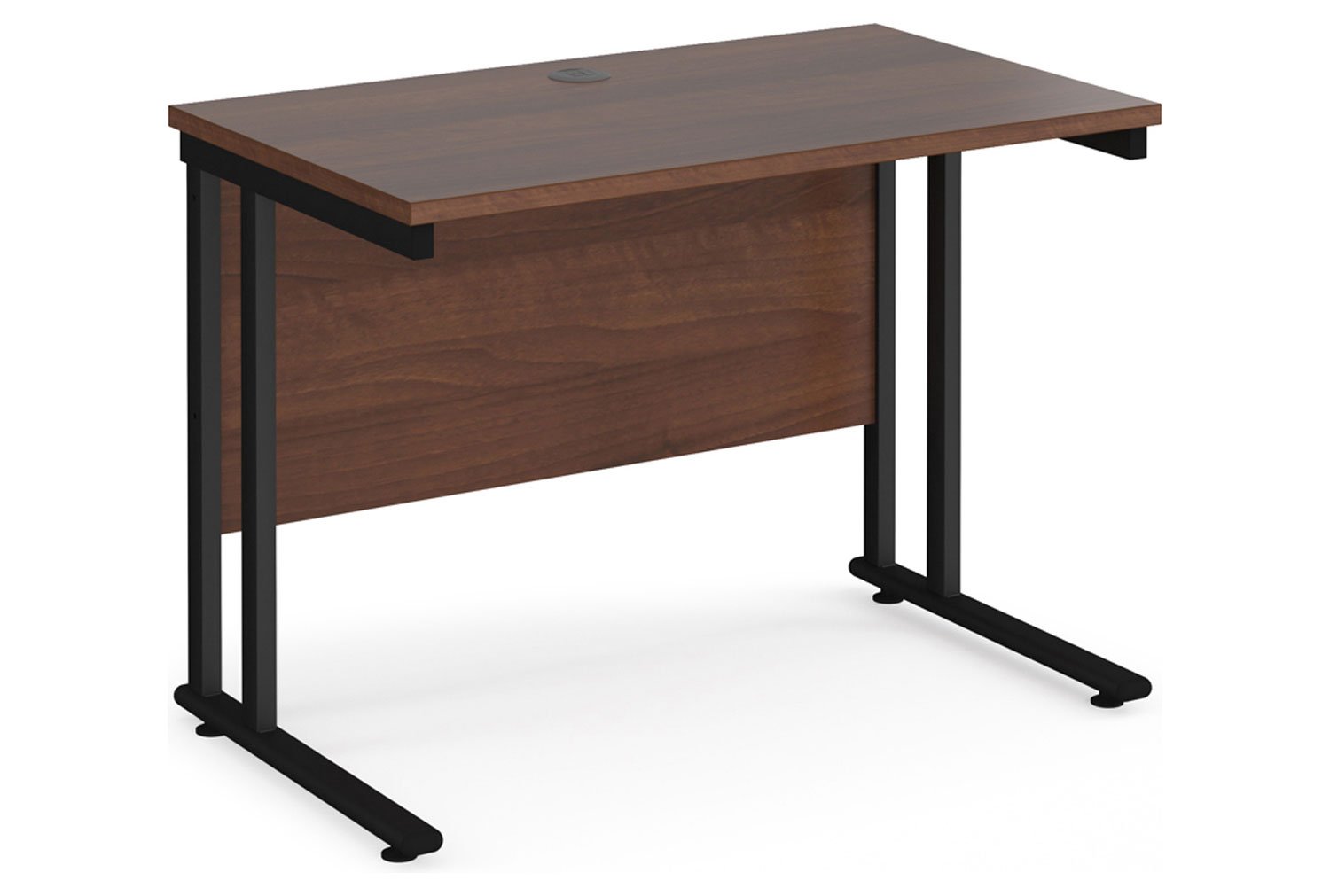Value Line Deluxe C-Leg Narrow Rectangular Desk (Black Legs)