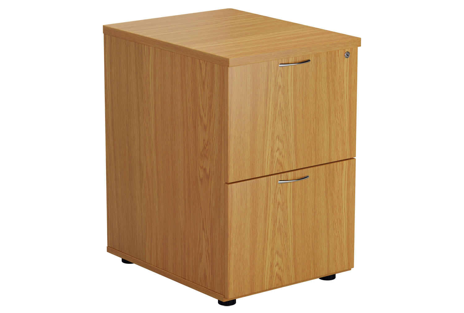 Proteus Wooden Filing Cabinet, 2 Drawer - 47wx60dx71h (cm), Oak