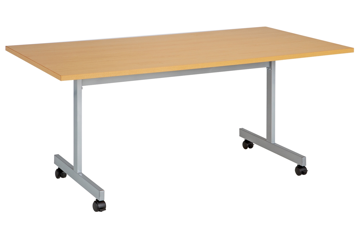 Spear Rectangular Flip Top Tables, 120wx80dx72h (cm), Grey Oak