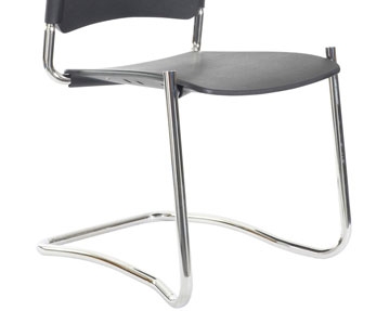 Cantilever Vinyl Chairs