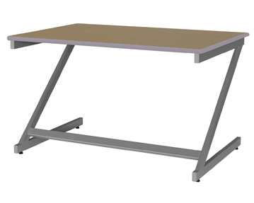 Educate Z-Frame Classroom Tables (PU Edge)