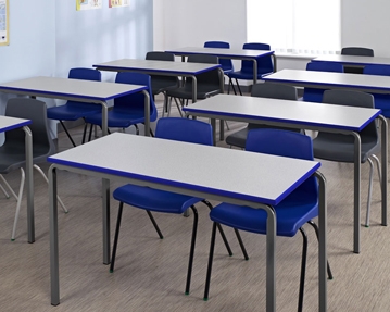 Reliance Crush Bent Classroom Tables