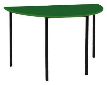 Educate Fully Welded Semi-Circular Classroom Tables (PVC Edge)