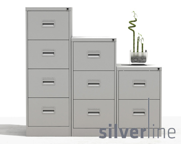 Silverline Midi Filing Cabinets