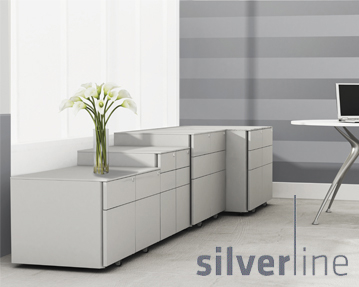 Silverline Metal Desk Drawers