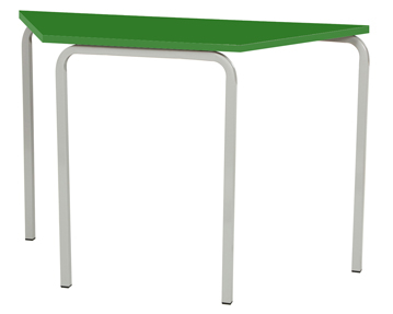 Educate Slide Stacking Trapezoidal Tables (PVC Edge)