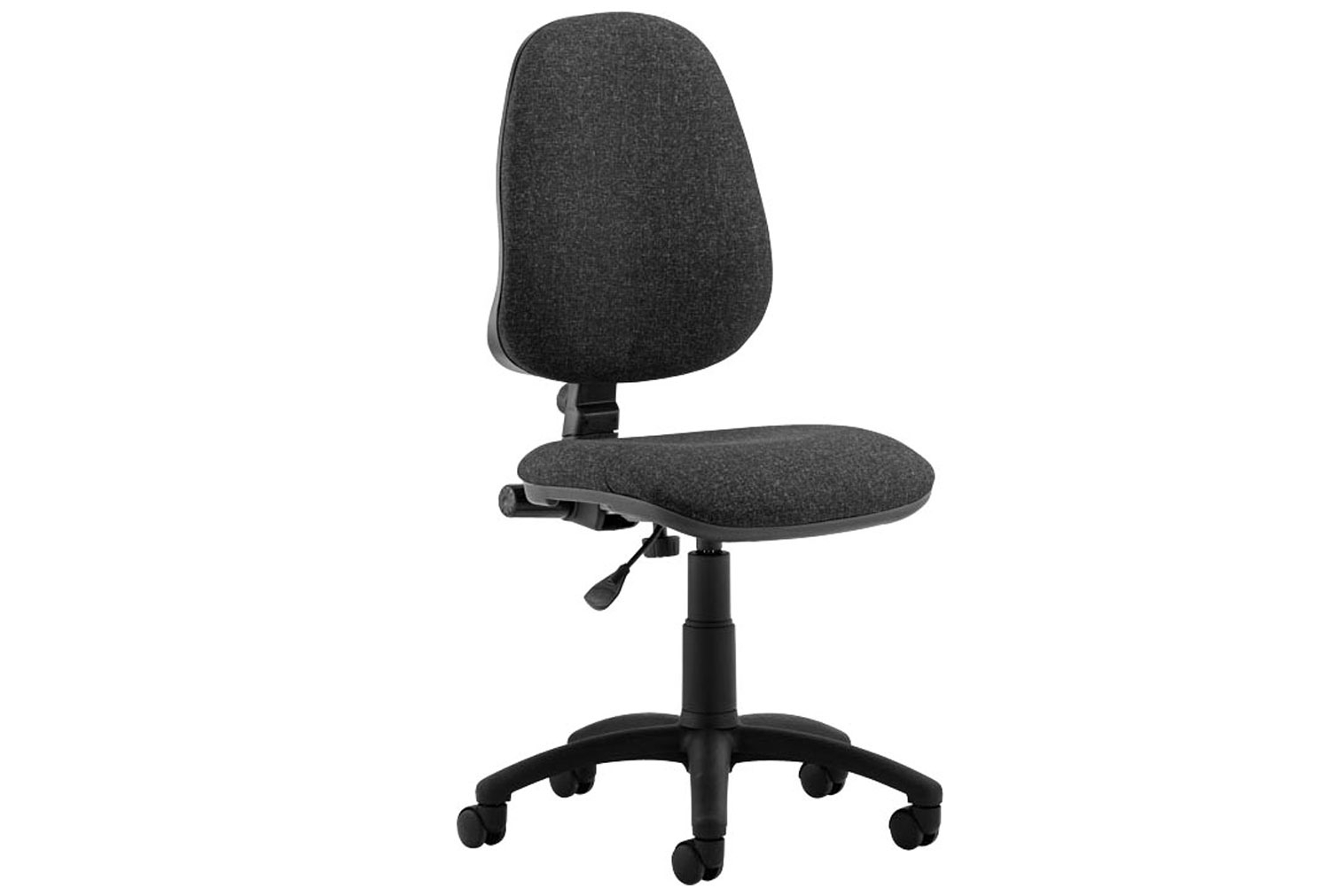 Lunar 1 Lever Operator Office Chair With No Arms, Charcoal