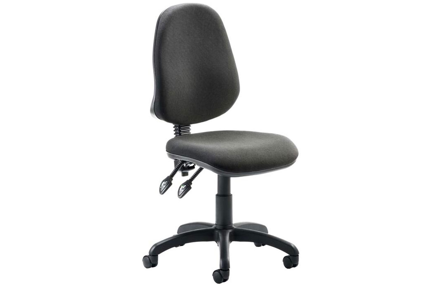 Lunar 2 Lever Operator Office Chair With No Arms, Black