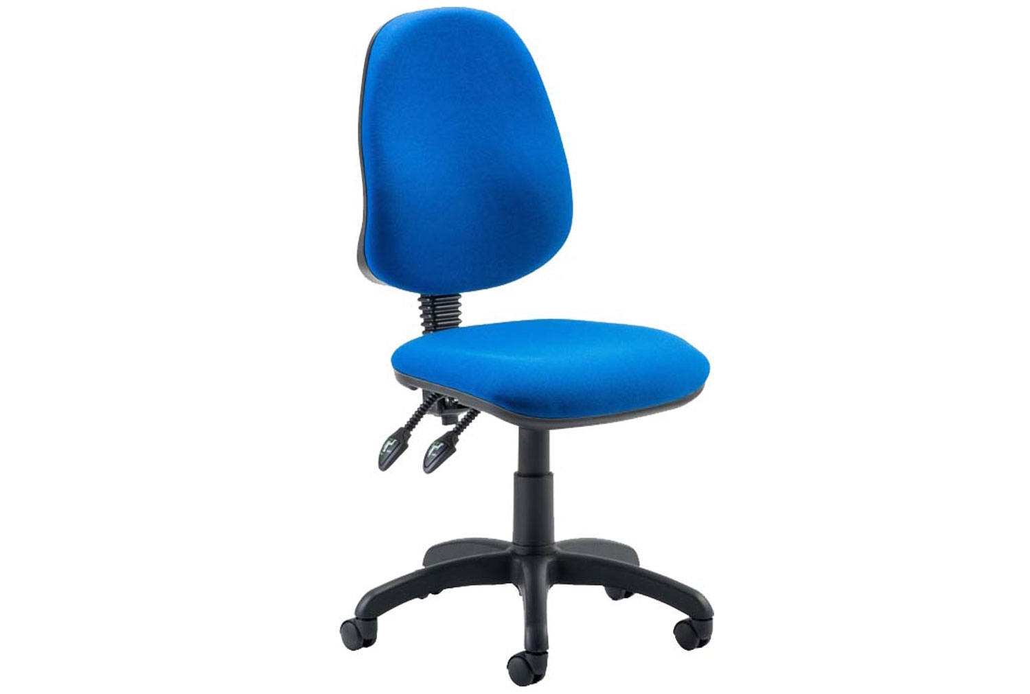 Lunar 2 Lever Operator Office Chair With No Arms, Blue
