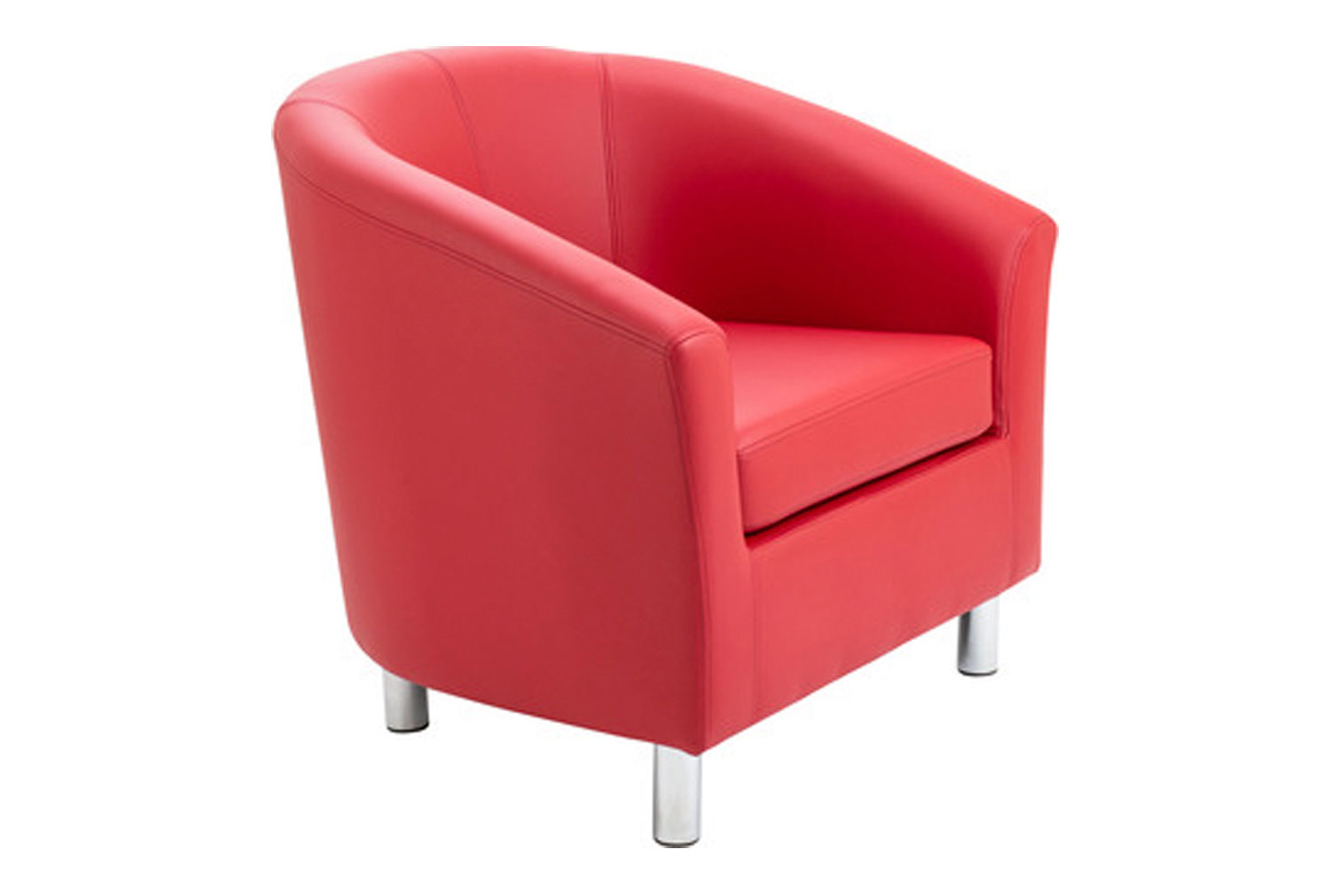 Thames Polyurethane Tub Chair, Red