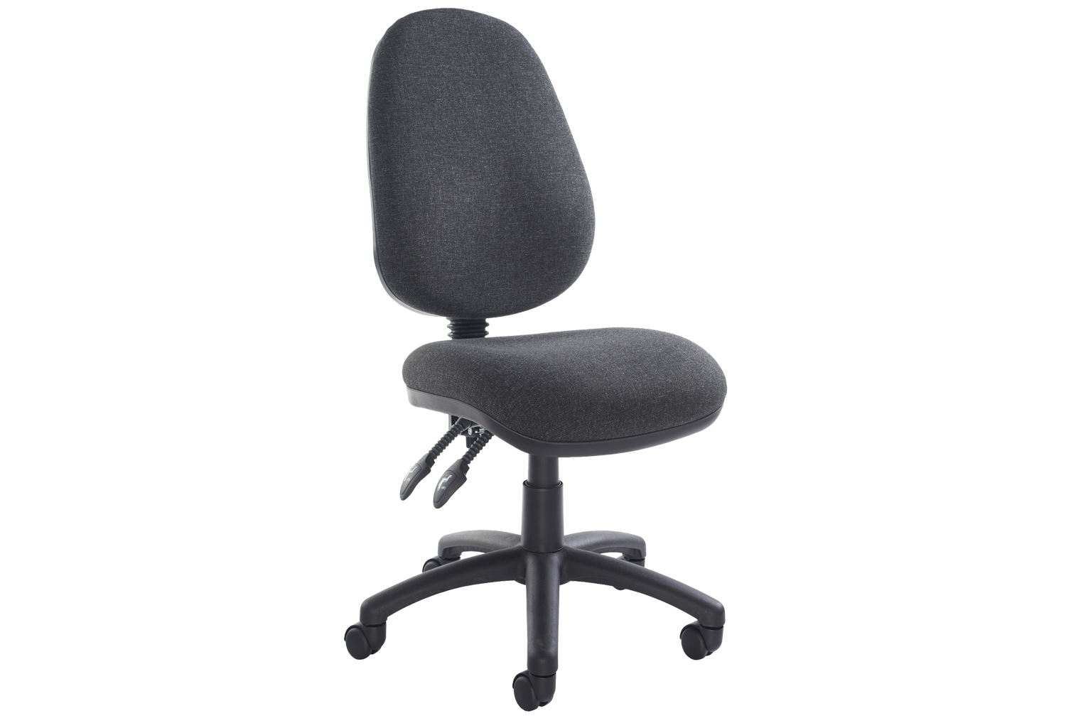 Vantage 2 Lever Operator Office Chair No Arms, Charcoal, Express Delivery