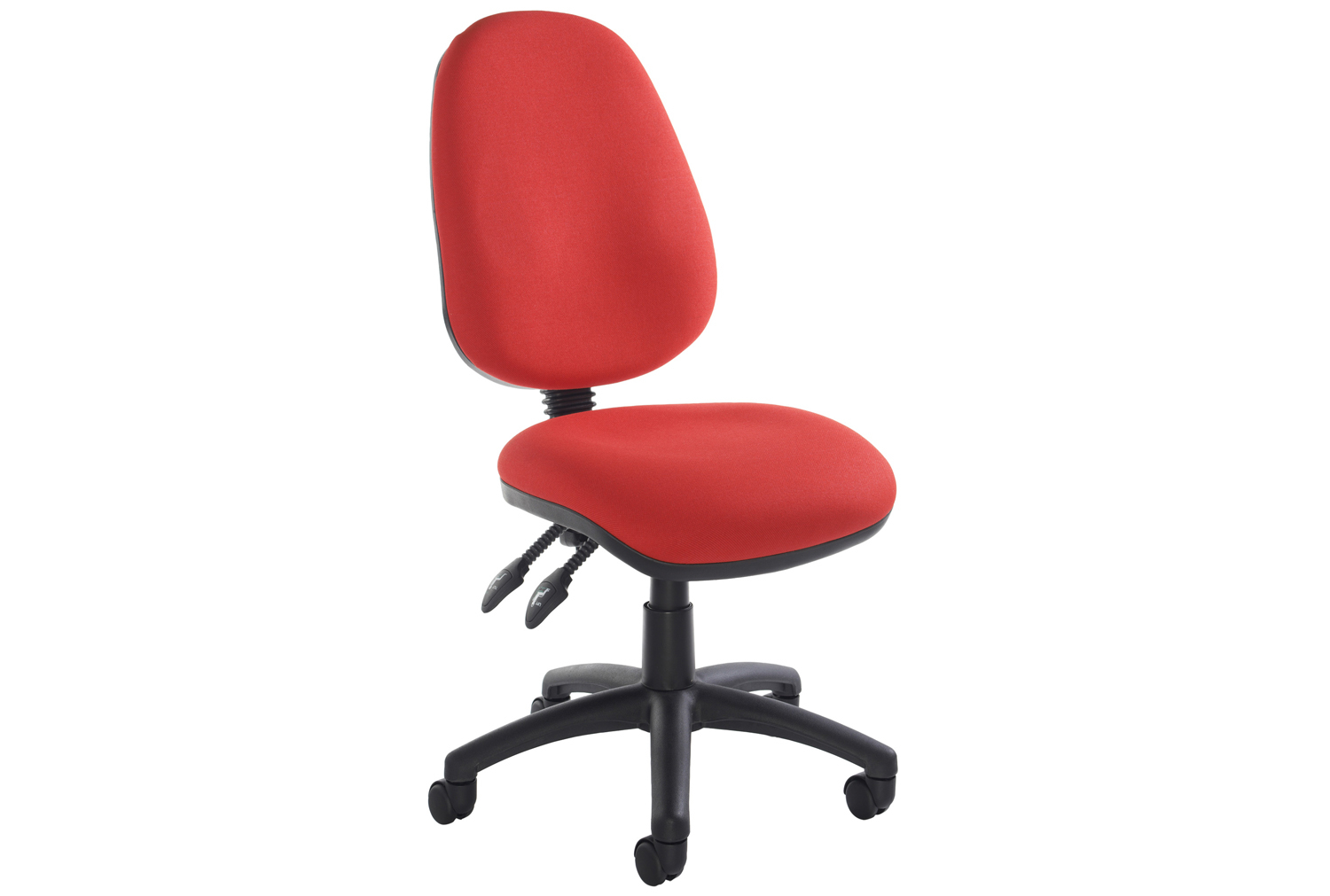 Vantage 2 Lever Operator Office Chair No Arms, Red, Express Delivery