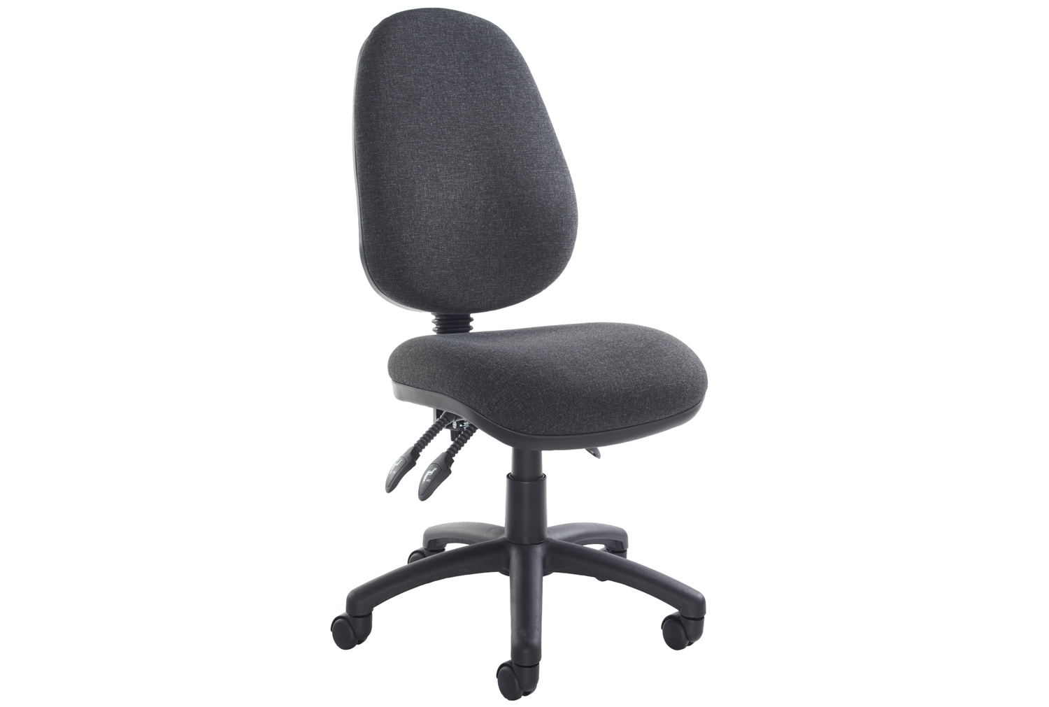 Vantage 3 Lever Operator Office Chair No Arms, Charcoal, Express Delivery