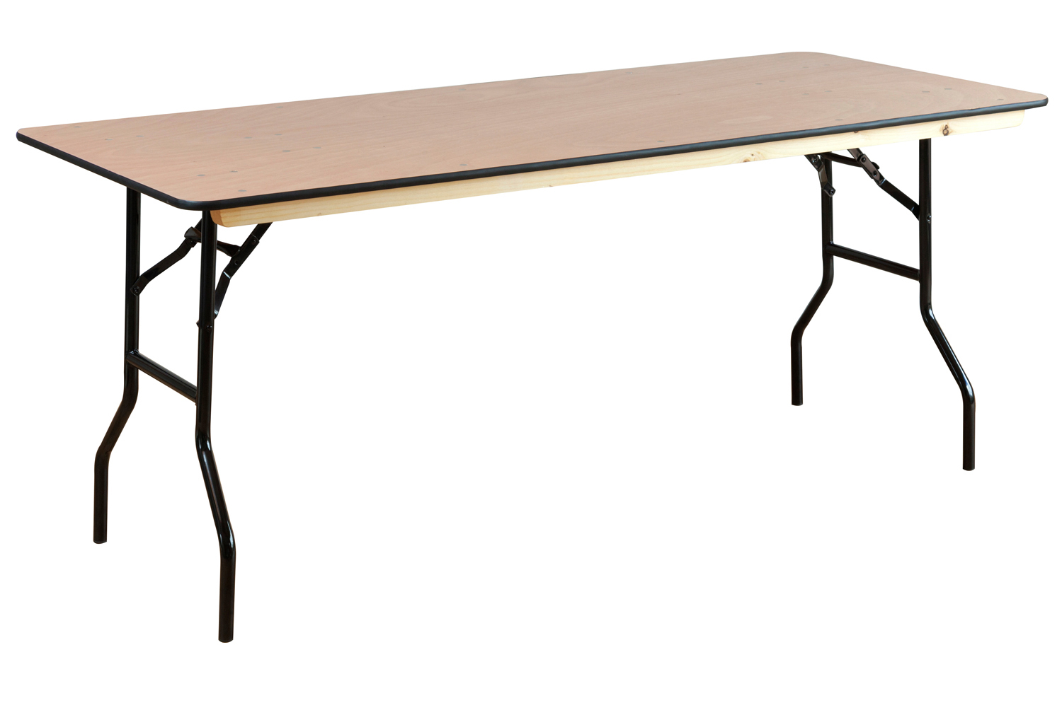 Lisboa Rectangular Folding Table, 183wx76dx76h (cm), Beech