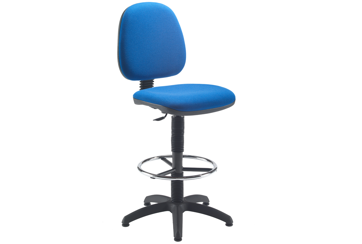 Breeze Draughtsman Office Chair, Blue, Express Delivery