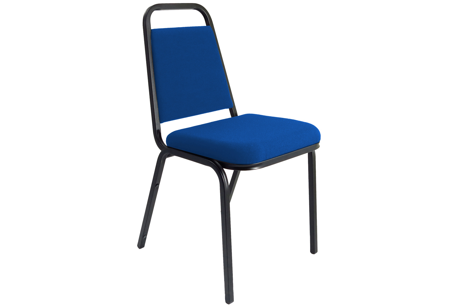 Pack Of 4 Fast Track Banquet Office Chairs, Blue, Express Delivery