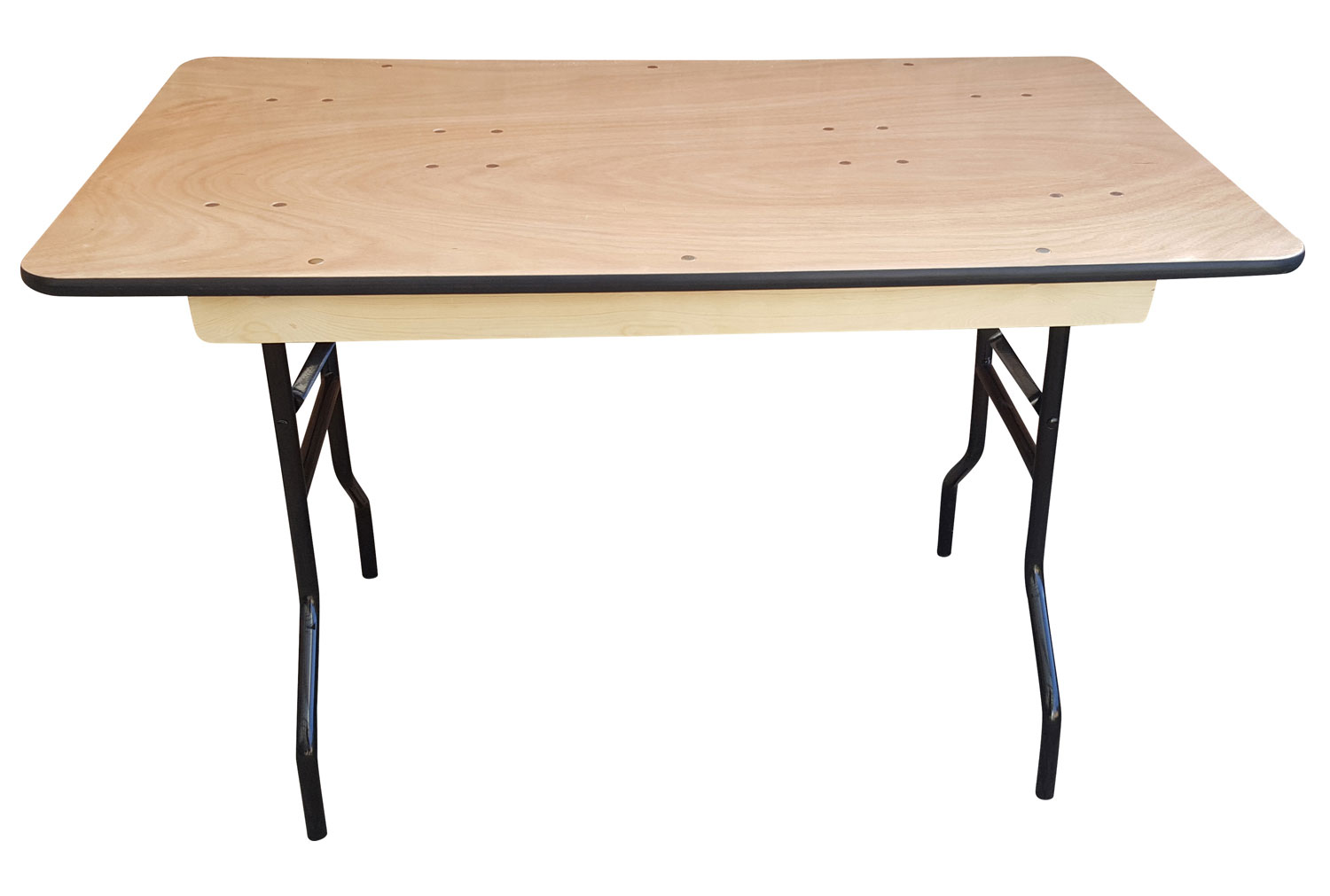 Suttner Rectangular Folding Trestle Table, 122wx76dx76h (cm)