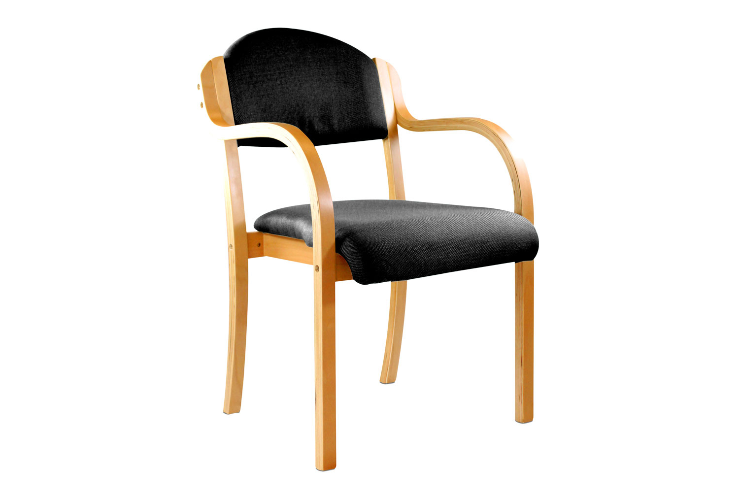Verve Stacking Armchairs, Black