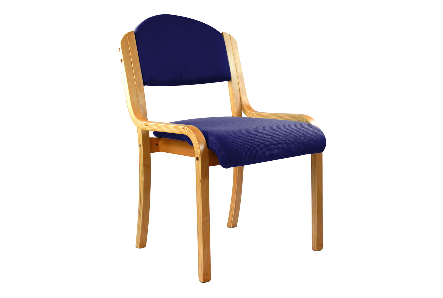 Verve Stacking Side Chairs, Blue