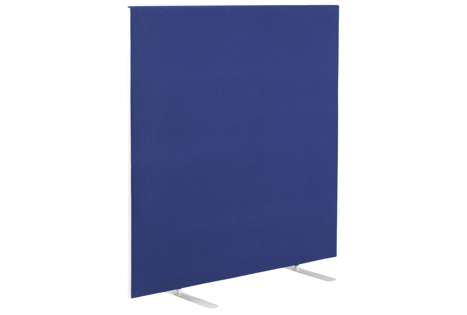 Whist Economy Floor Standing Office Screens, 140wx180h (cm), Royal Blue, Fully Installed