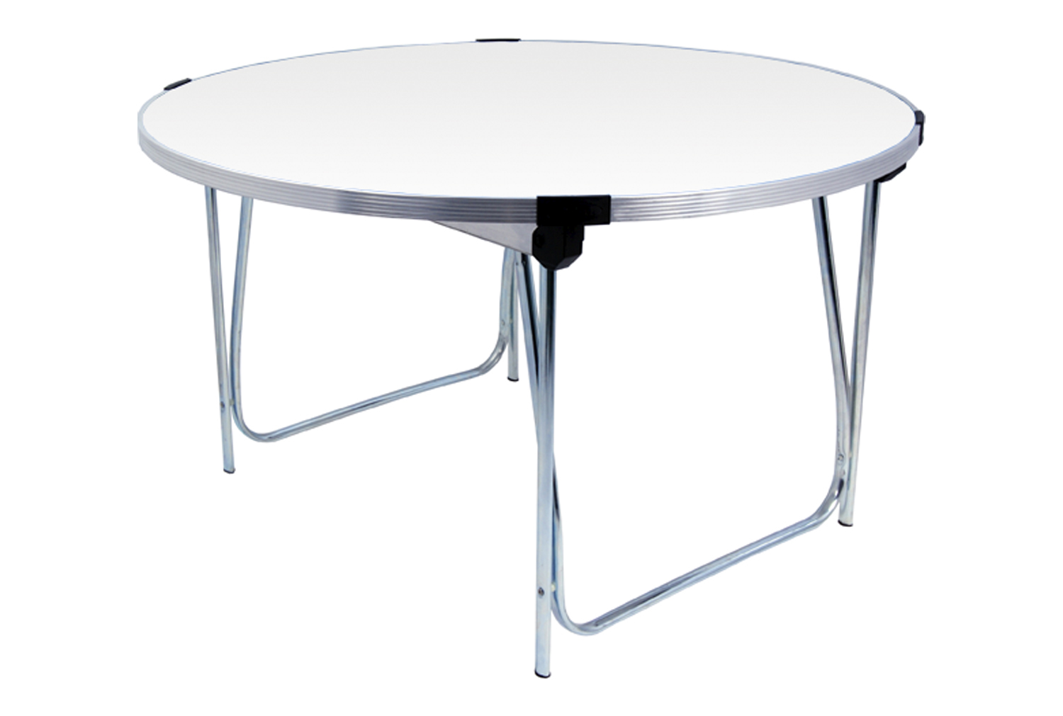 Gopak Round Folding Table, Buffet - 152diax76h (cm), White