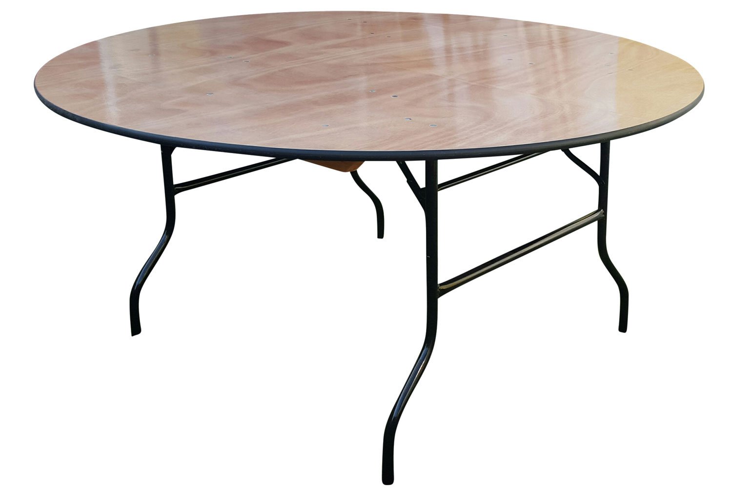 Suttner Round Folding Trestle Table, 168diax76h (cm)