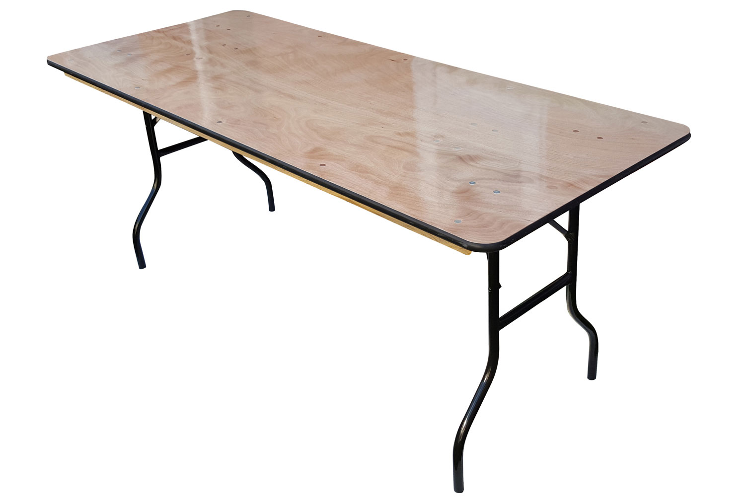 Suttner Rectangular Folding Trestle Table, 183wx76dx76h (cm)