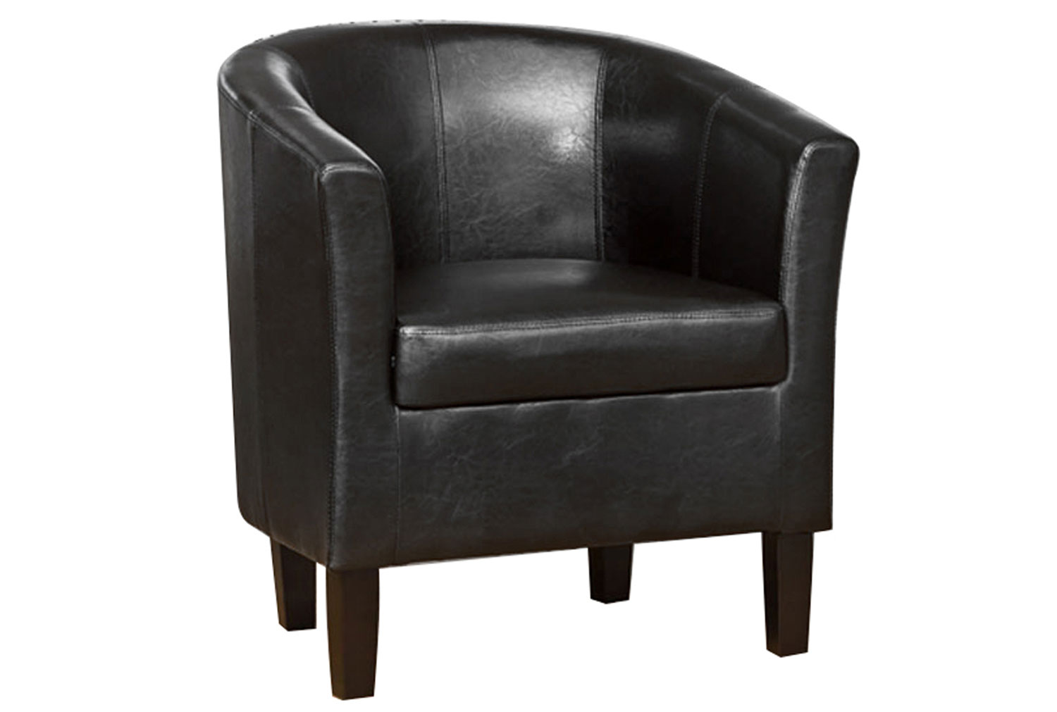 Peres Tub Chair, Black