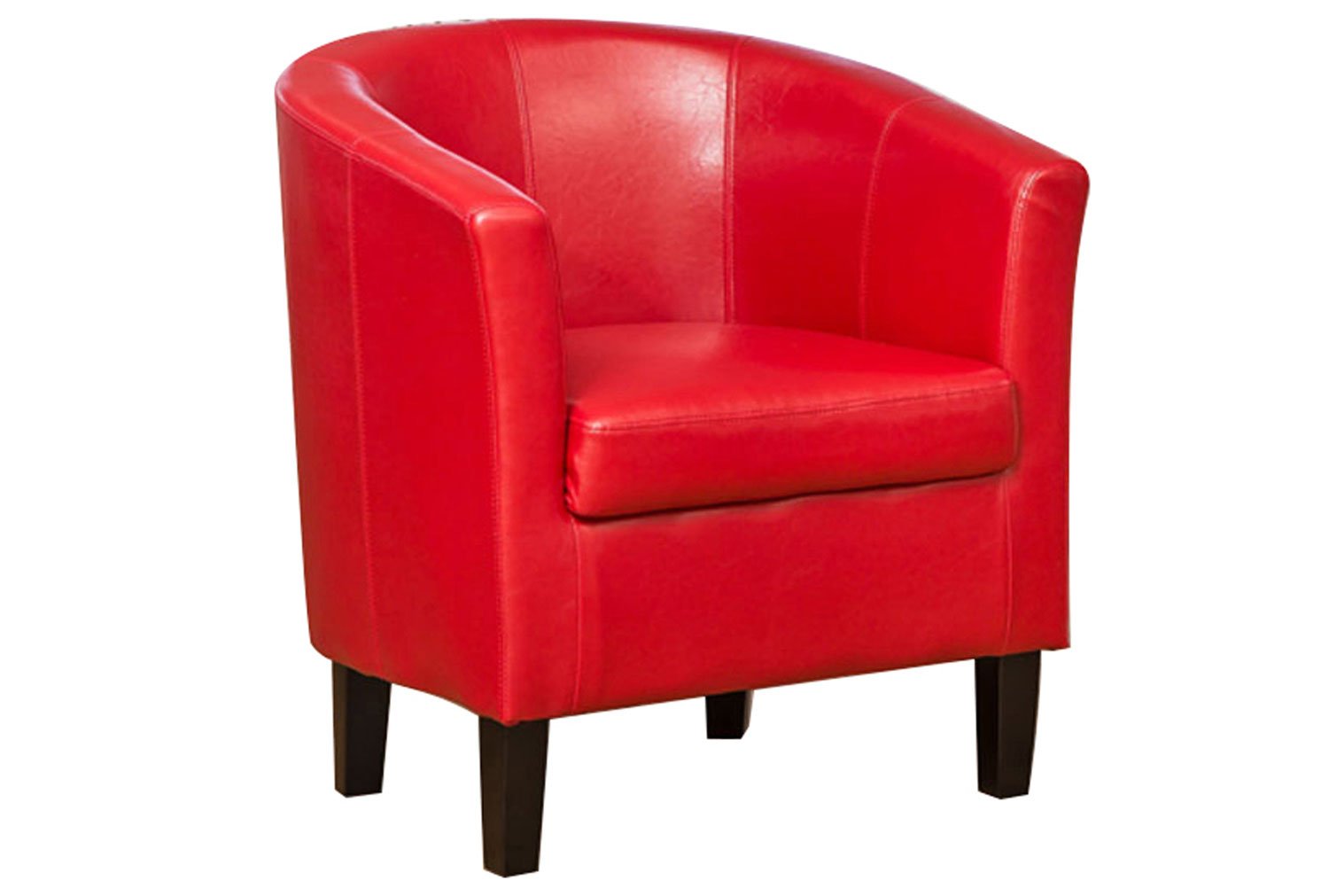 Peres Tub Chair, Red