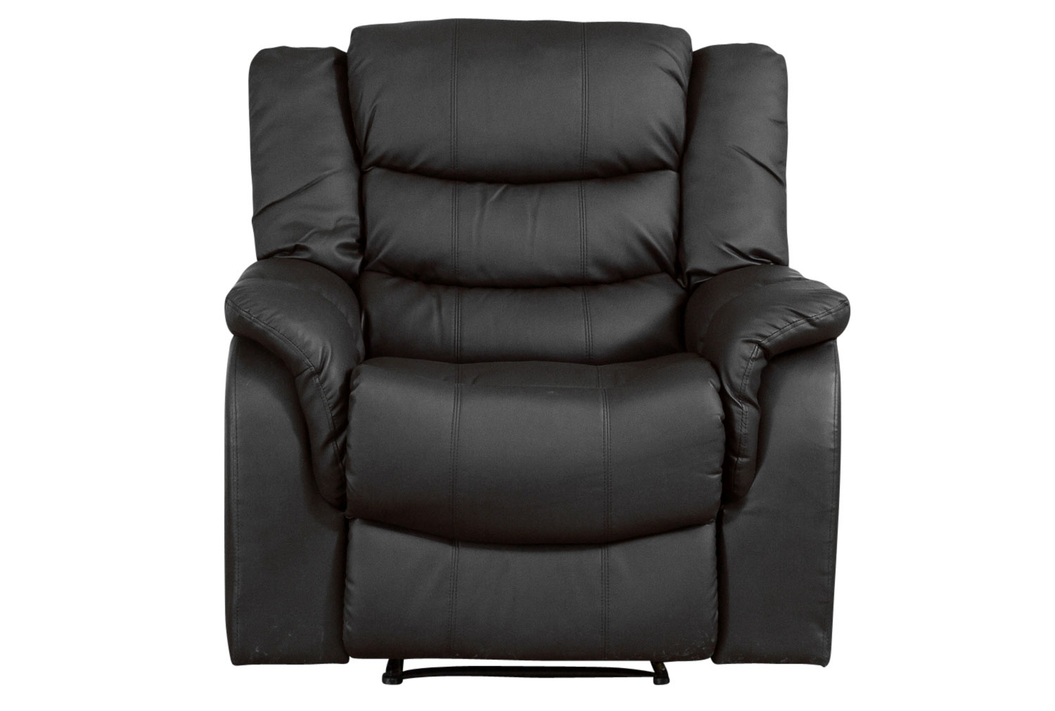 Hunter Leather Recliner Office ArmOffice Chair (Black), Electric Recliner