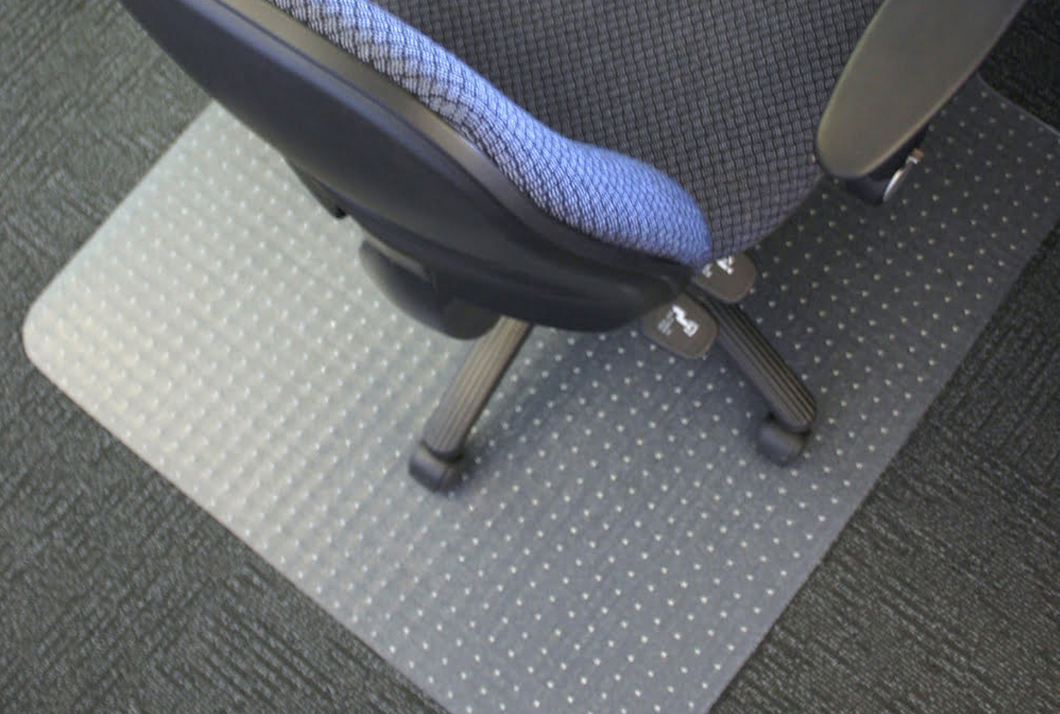 Charlotte PET Office Chair Mat For Carpets, Rectangular, 120lx90w (cm)