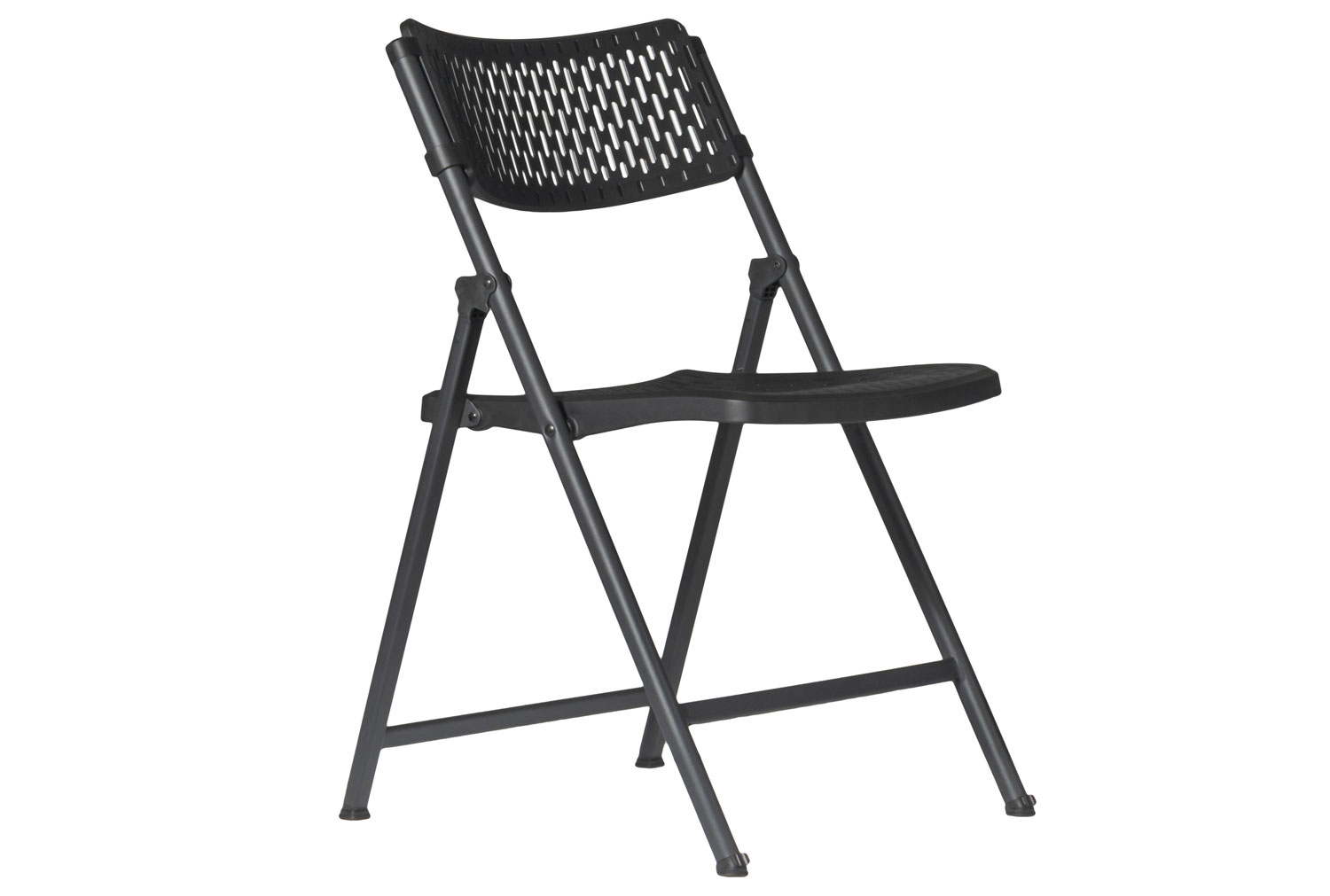 Pack Of 4 Ziggy Folding Office Chairs, Black