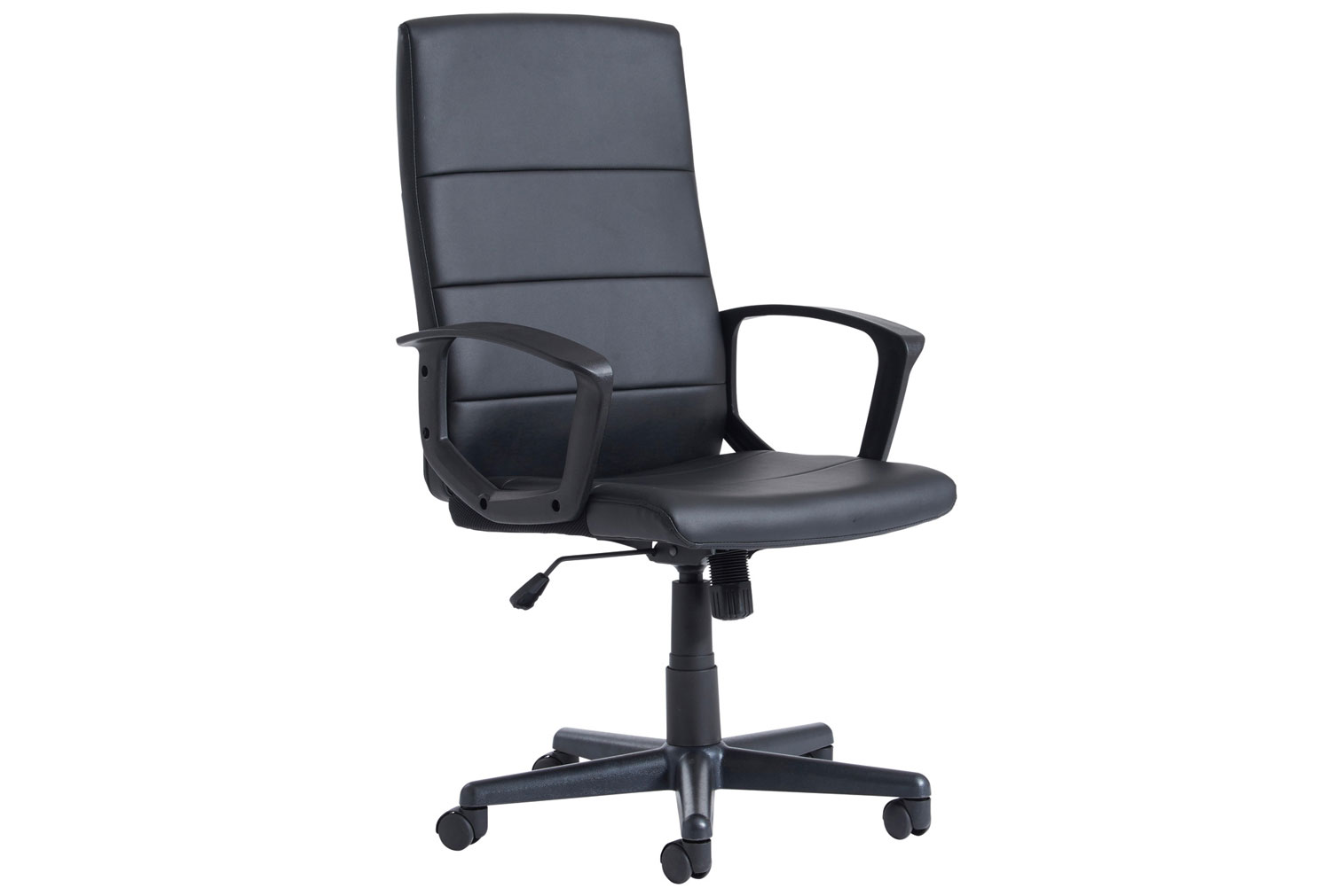 Clarence High Back Executive Leather Office Chair, Fully Installed
