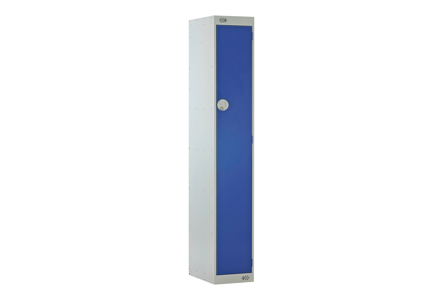 Deluxe 1 Door Locker, 30wx30dx180h (cm), Hasp Lock, Blue