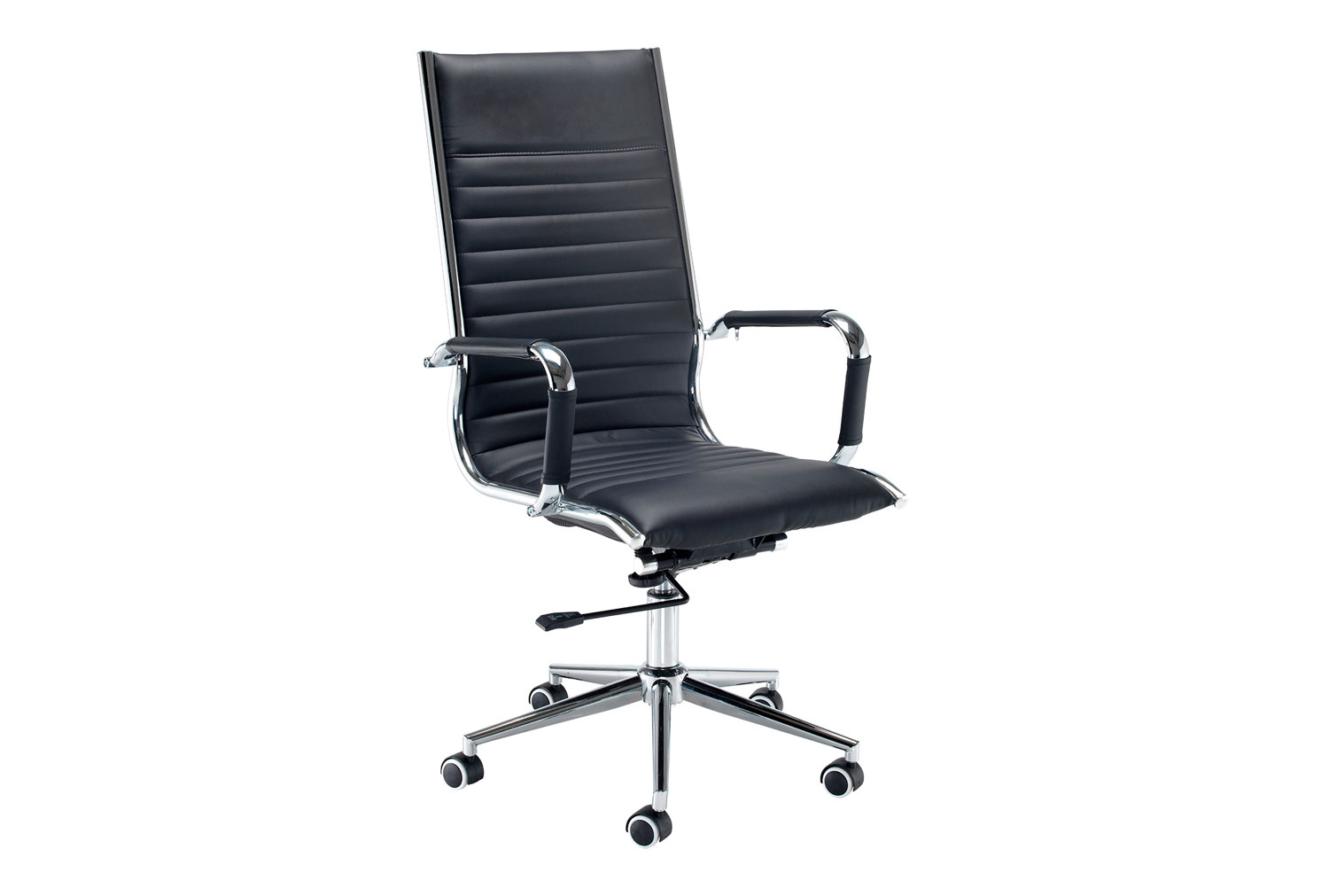 Clarke High Back Polyurethane Executive Office Chair, Fully Installed