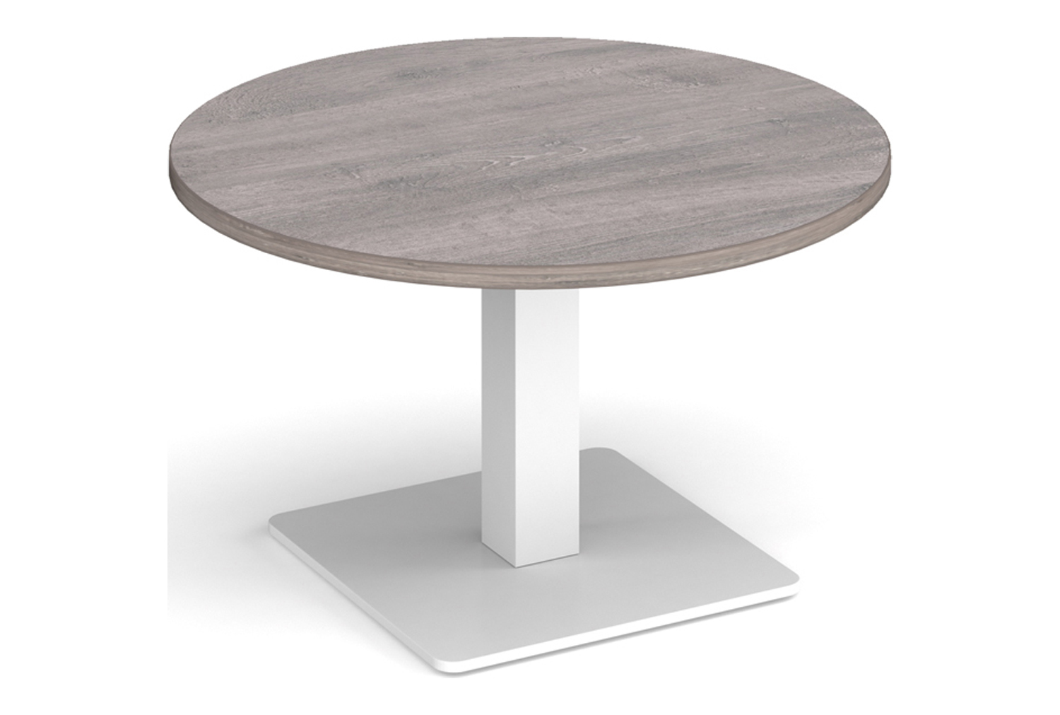 Chappell Circular Coffee Table, 80dia (cm), Grey Oak