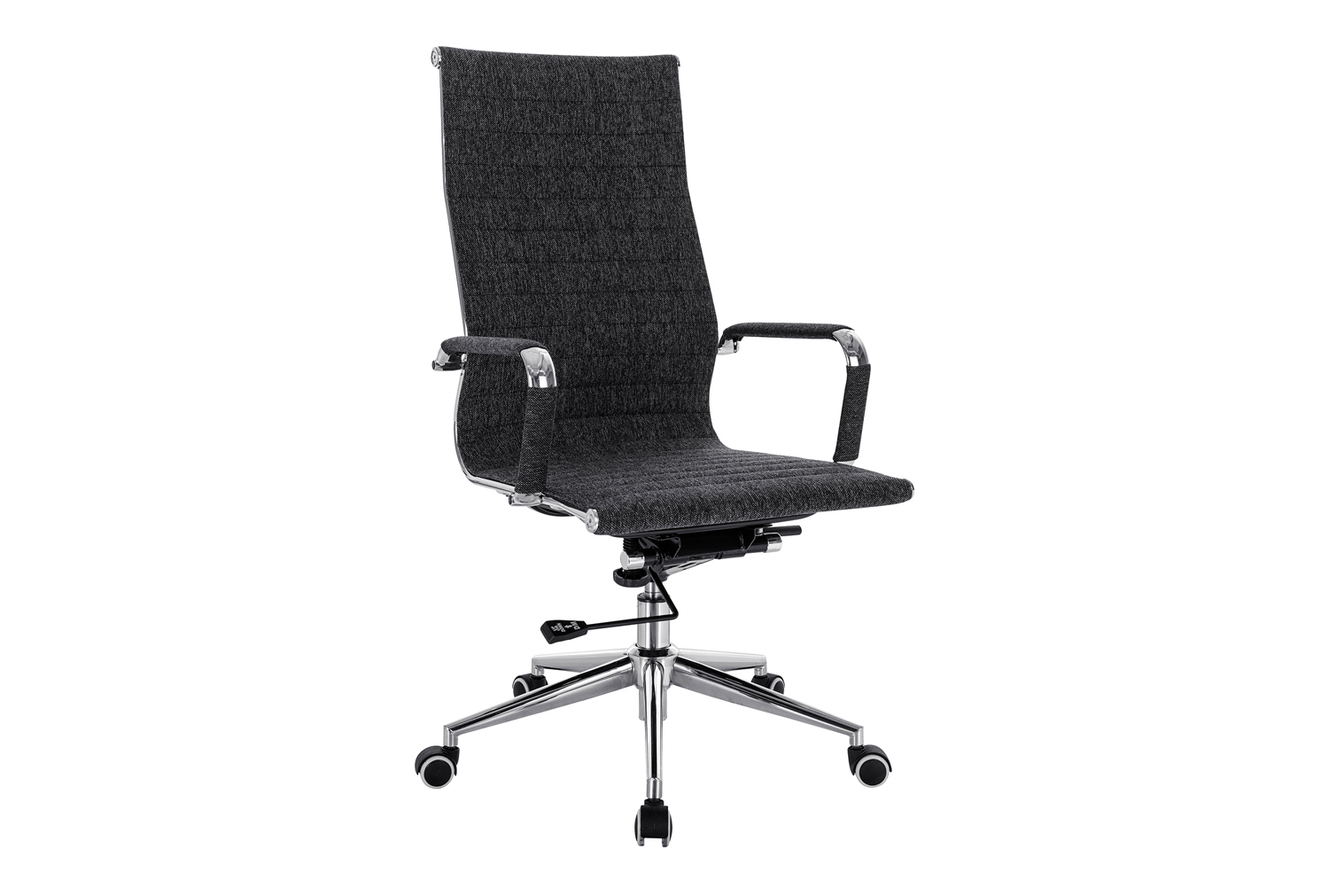 Andruzzi High Back Fabric Executive Office Chair (Grey Fleck), Fully Installed