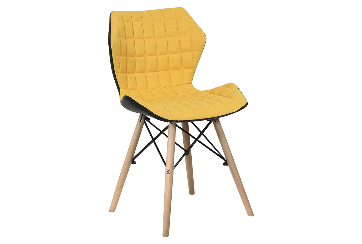 Kyle Lightweight Fabric Office Chair, Mustard, Express Delivery