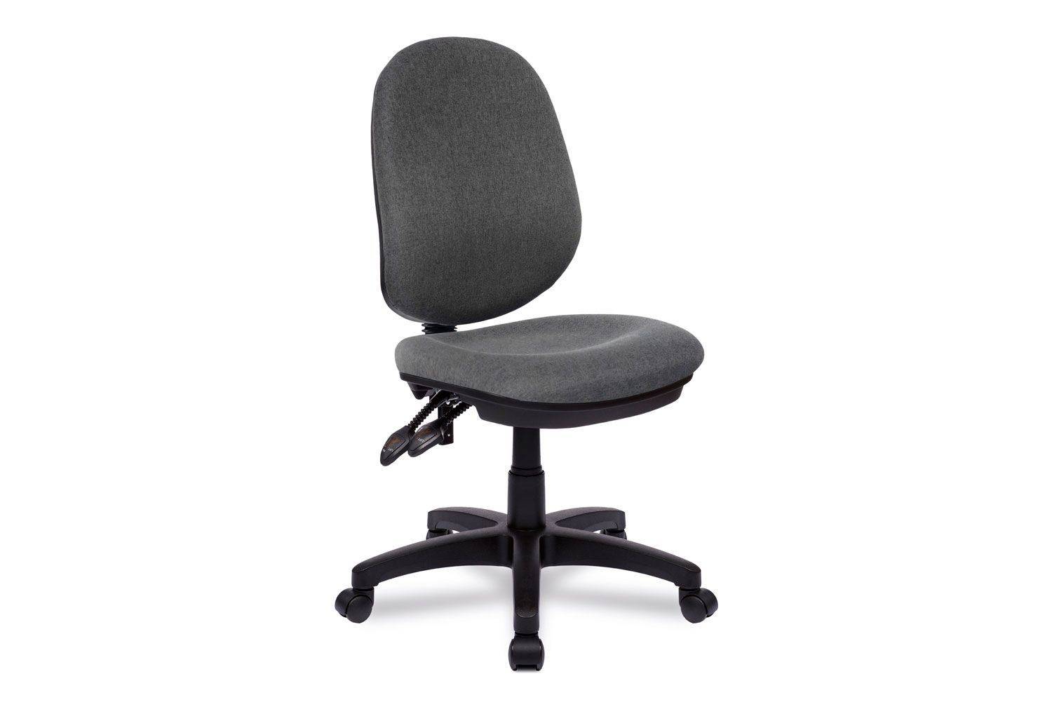 Barker Operator Office Chair No Arms, Grey, Fully Installed