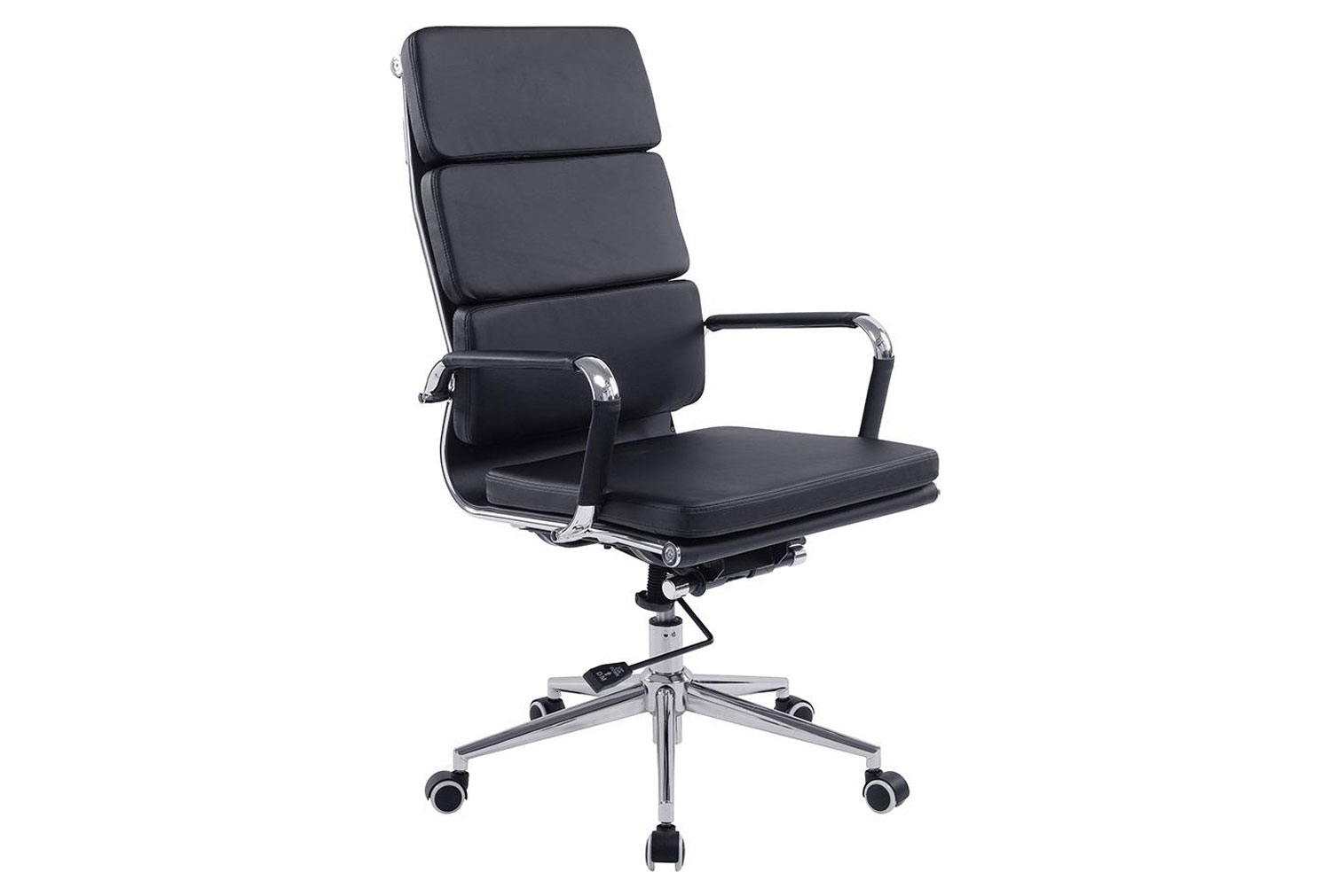 Farrell Bonded Leather Executive Office Chair (Black), Fully Installed