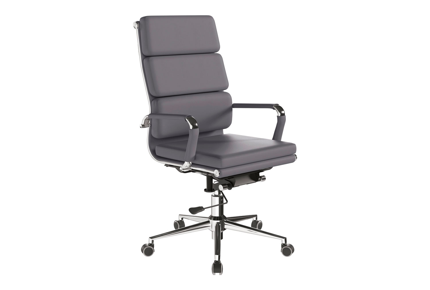 Farrell Bonded Leather Executive Chair (Grey)