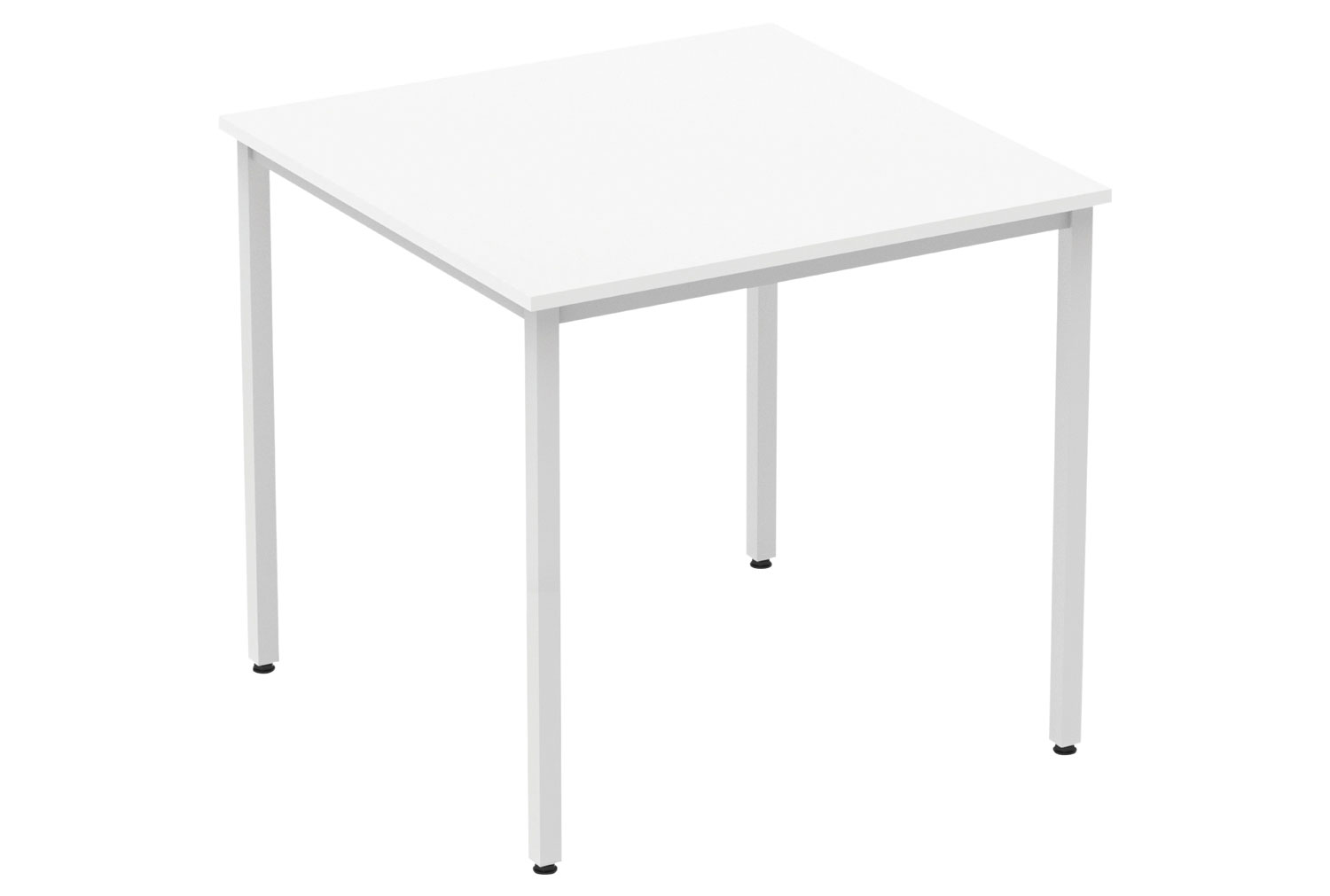 Vitali Square Meeting Table (Square Legs), White