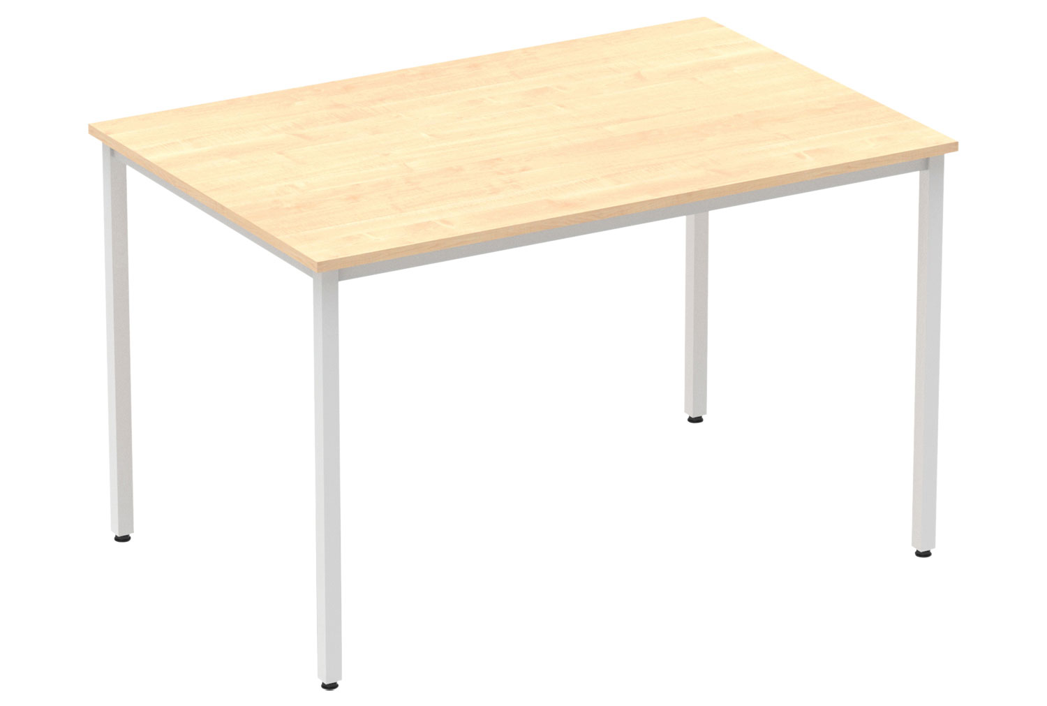All Maple Rectangular Meeting Table (Square Legs), 120wx80dx73h (cm)