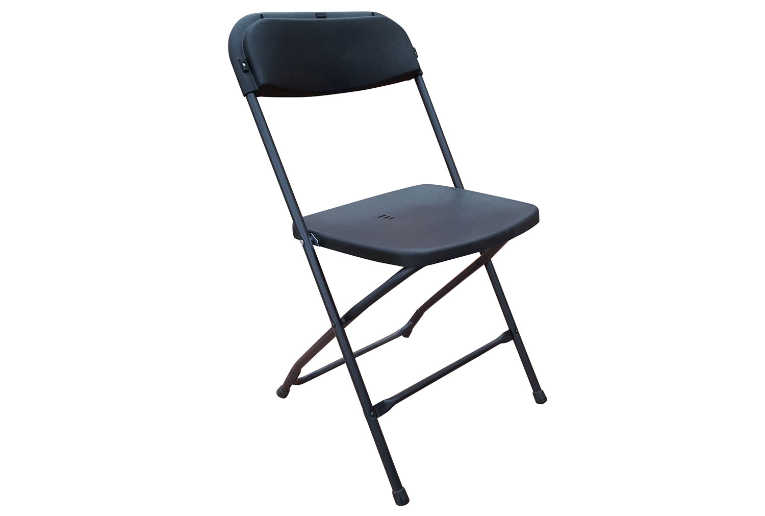 Qty 6 - Bunche Plastic Folding Office Chair, Black
